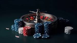 Ilustrasi interaksi pengguna melalui smartphone mengakses pengaturan akun untuk sports dan casino online